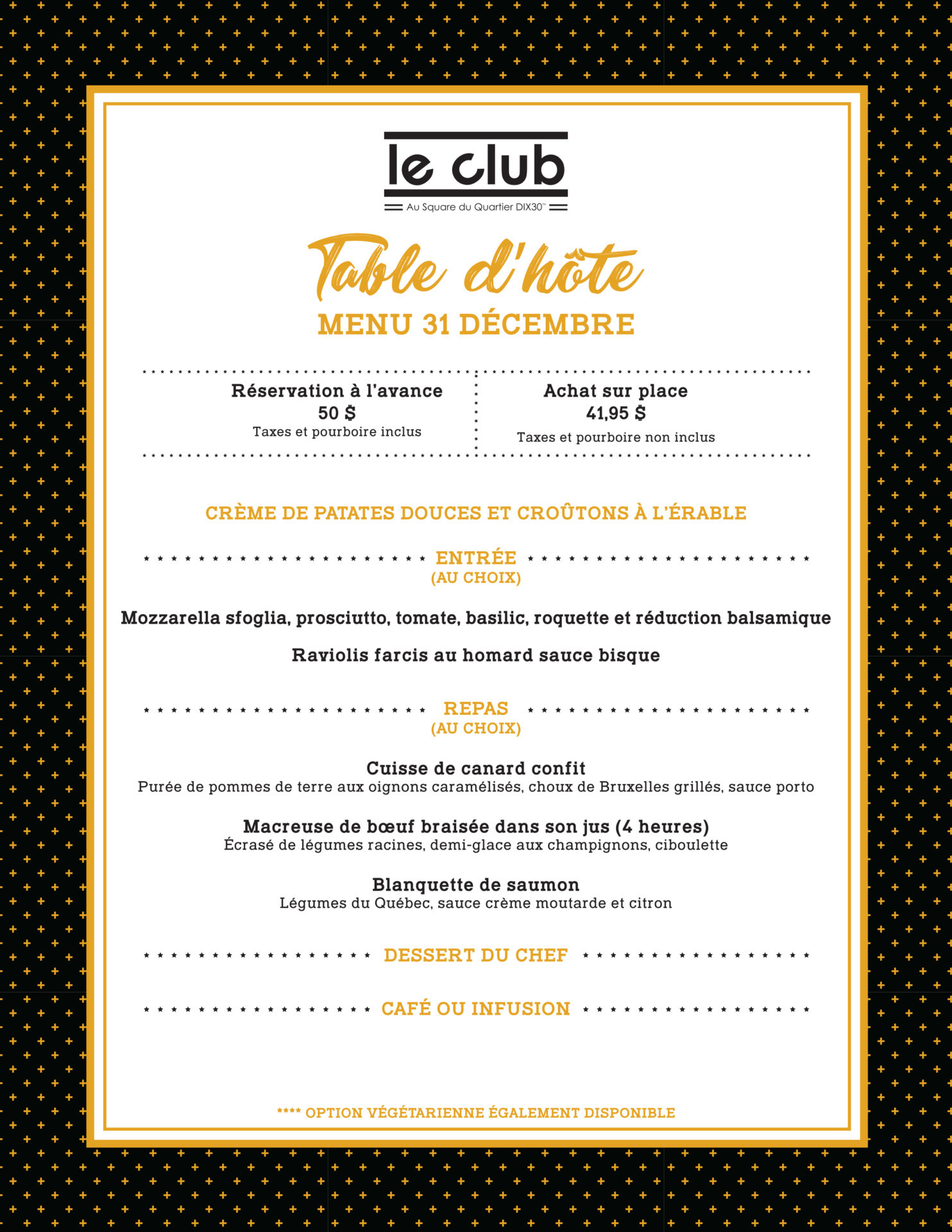 Le Club Dix30 Souperspectacle
